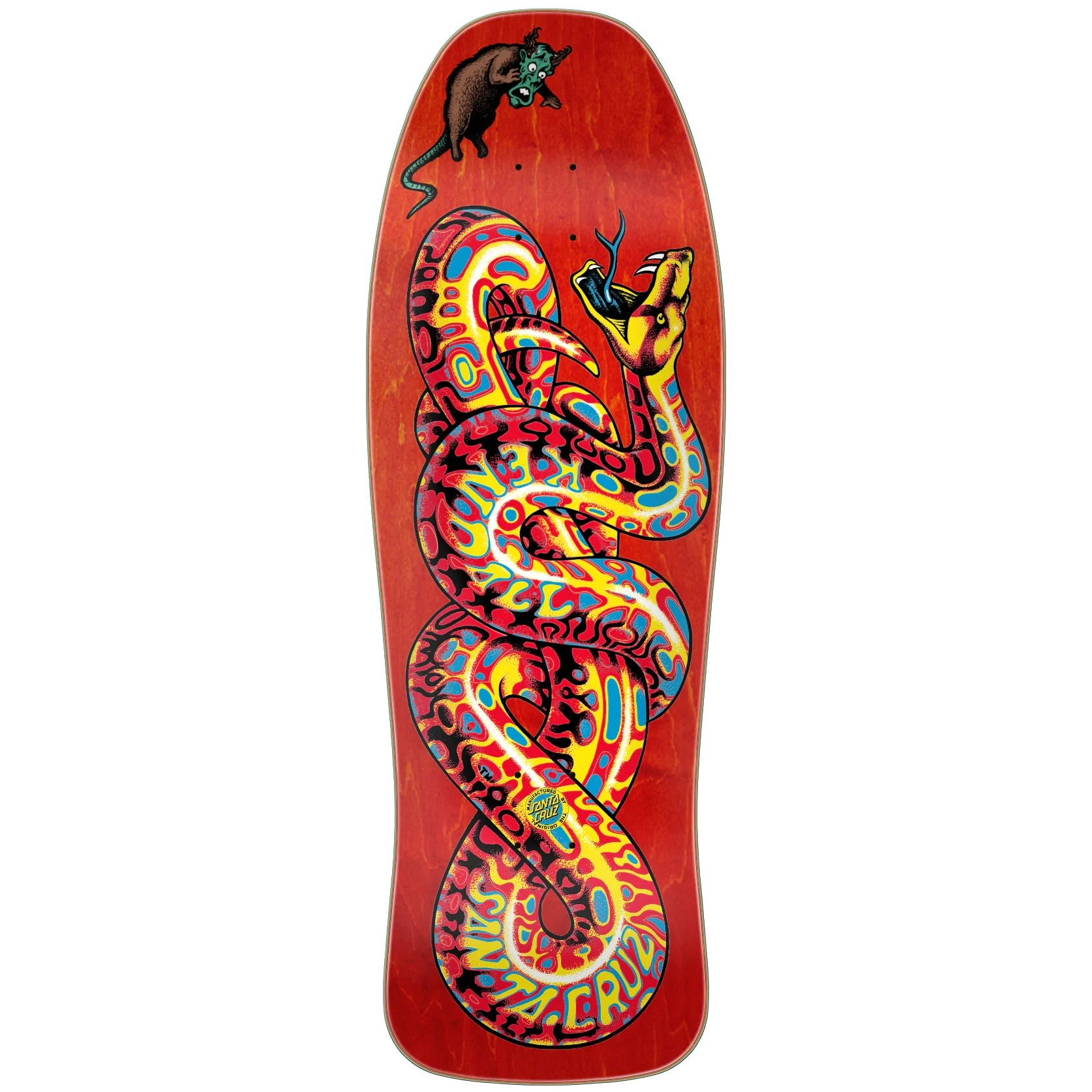 Santa Cruz Jeff Kendall Snake Reissue Skateboard Deck 9.975