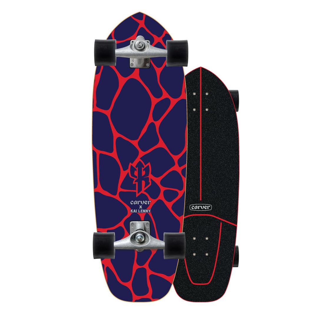 Carver CX Kai Lenny Lava Surf Skate Complete Skateboard