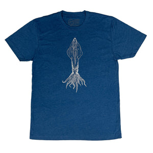 Uroko Market Squid T-Shirt Cool Blue