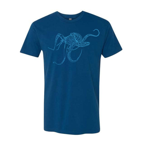 Uroko Giant Pacific Octopus T-Shirt Cool Blue 