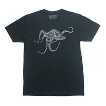Load image into Gallery viewer, Uroko Giant Pacific Octopus T-Shirt Black
