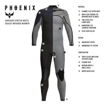 Load image into Gallery viewer, XCEL Men&#39;s Phoenix 4/3 Chest Zip Full Wetsuit
