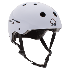 Protec Classic Certified Skate Helmet EPS Gloss White