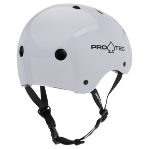 Protec Classic Certified Skate Helmet EPS Gloss White