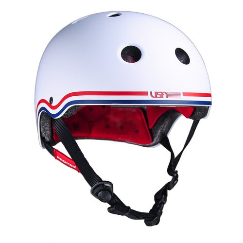 ProTec Classic Certified Skate Helmet White USA Skateboarding