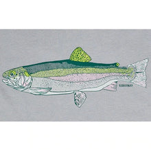 Load image into Gallery viewer, Uroko Rainbow Trout Long Sleeve T-Shirt Storm Gray
