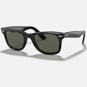Ray-Ban Original Wayfarer Sunglasses Polarized Black/Green