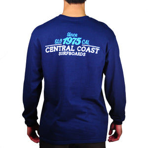Central Coast Surfboards SLO Cal 1975 Men's Long Sleeve T-Shirt
