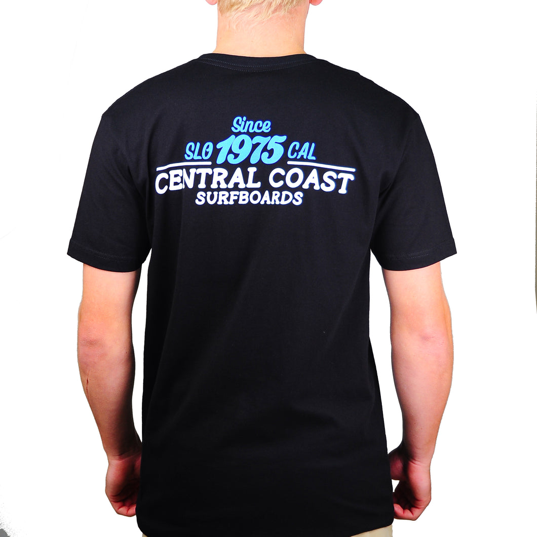Central Coast Surfboards SLO Cal 1975 Men's T-Shirt