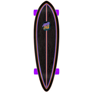 Santa Cruz Skateboards Rad Dot Pintail Cruiser Complete Skateboard