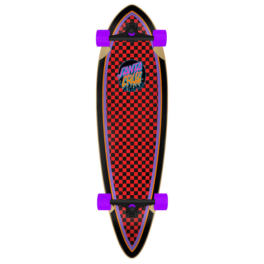 Santa Cruz Skateboards Rad Dot Pintail Cruiser Complete Skateboard
