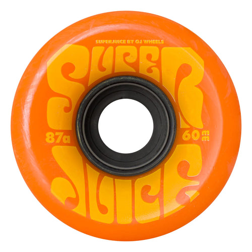OJ Super Juice 60mm 87A Skateboard Wheels Orange/Yellow