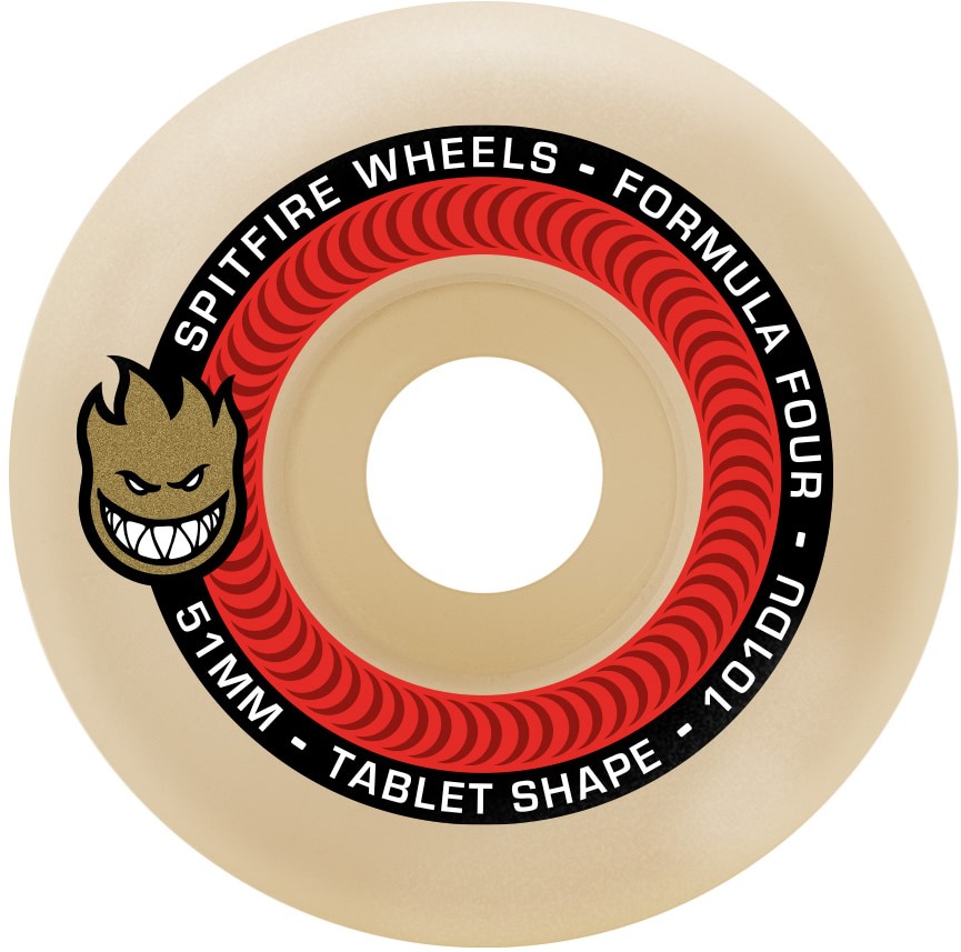 Spitfire Formula Four Tablets 101A 52mm Skateboard Wheels