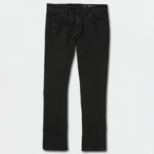Load image into Gallery viewer, Volcom Vorta Slim Fit Jeans Black Out
