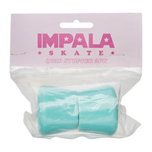Load image into Gallery viewer, Impala 2-Pack Skate Stoppers with Bolts Aqua
