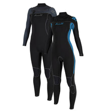 Load image into Gallery viewer, Buell RB1 Accelerator Women&#39;s Chest Zip 4/3 Full Wetsuit
