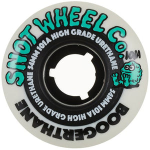A classic, narrow, radial shape for control and slide during technical skateboarding.  Pack of four.  Durometer: 99A Diameter: 58mm Width: 33mm Contact Patch: 19mm Compound: Boogerthane Team