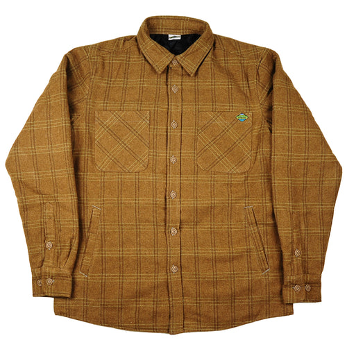 Central Coast Surfboards Caleb Quilted Lining Flannel Jacket