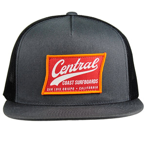 Central Coast Surfboards High Life Patch Snapback Hat Flat Brim Mesh