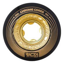 Load image into Gallery viewer, Ricta Chrome Core Black 99A 53mm Skateboard Wheels 4 Pack
