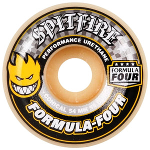 Spitfire Formula Four Conical 99A 54mm Skateboard Wheels Pack of 4