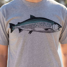 Load image into Gallery viewer, Uroko Coho T-Shirt Heather Gray

