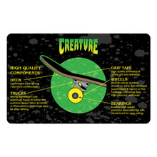 Load image into Gallery viewer, Creature Ripped Logo Micro Complete Skateboard 7.5
