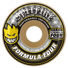 Load image into Gallery viewer, Spitfire Formula Four Conical 99A 56mm Skateboard Wheels
