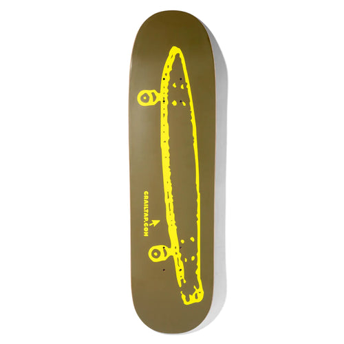 Crailtap Burnt Neon Skidul Skateboard Deck 8.5