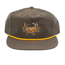 Load image into Gallery viewer, Uroko Dungeness Crab Unstructured Hat Brown

