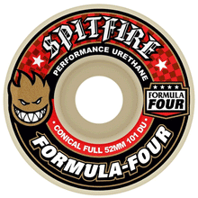 Load image into Gallery viewer, Spitfire Formula Four Conical Full 101A 53mm Skateboard Wheel 4 Pack
