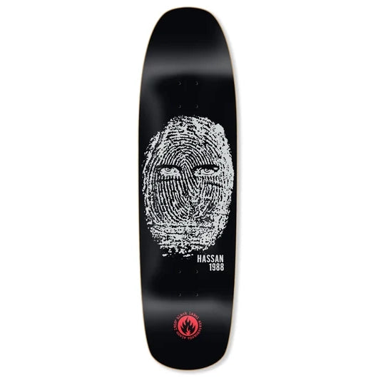 Black Label Hassan Thumbprint Skateboard Deck 8.88