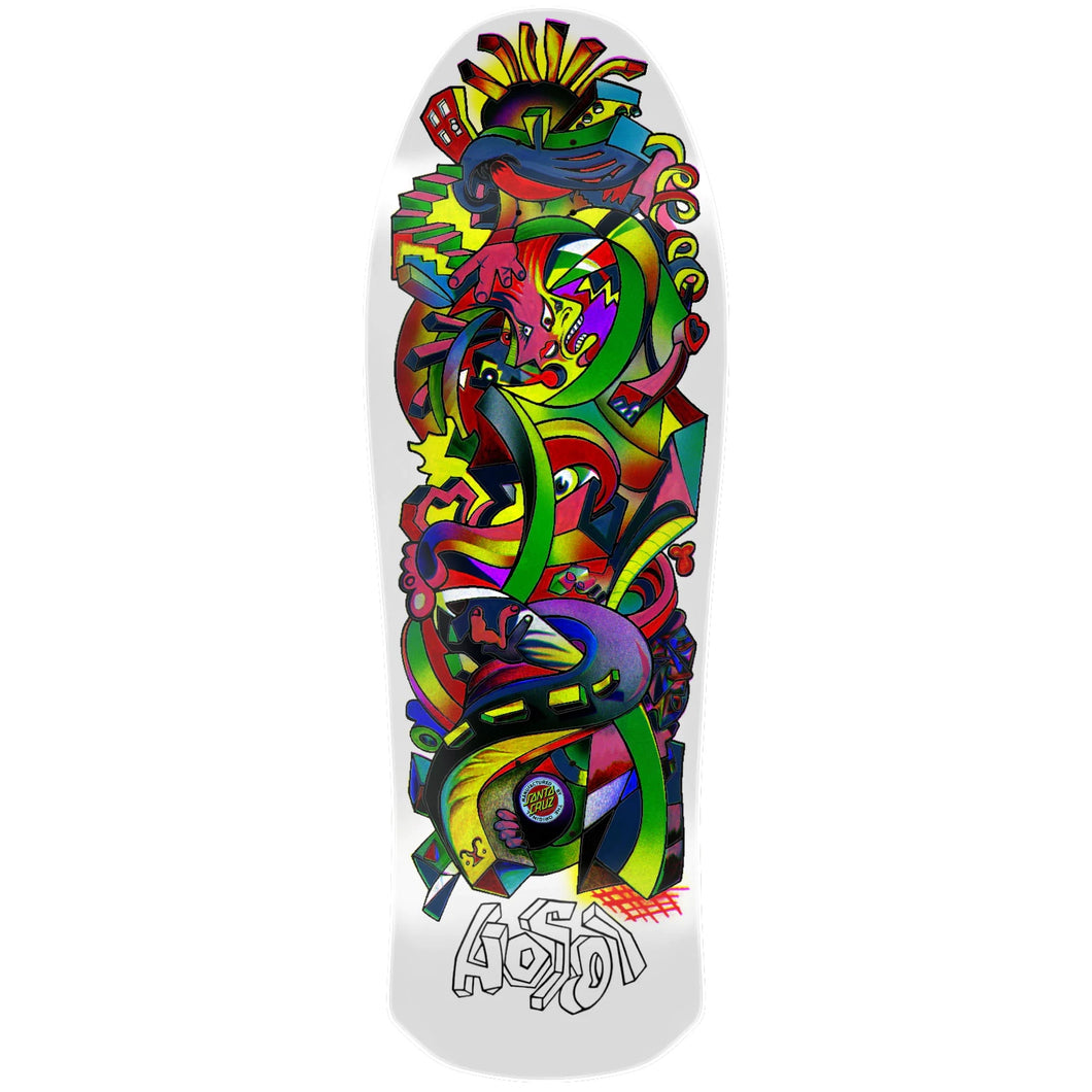 Santa Cruz Hosoi Picasso Reissue Skateboard Deck 10.26