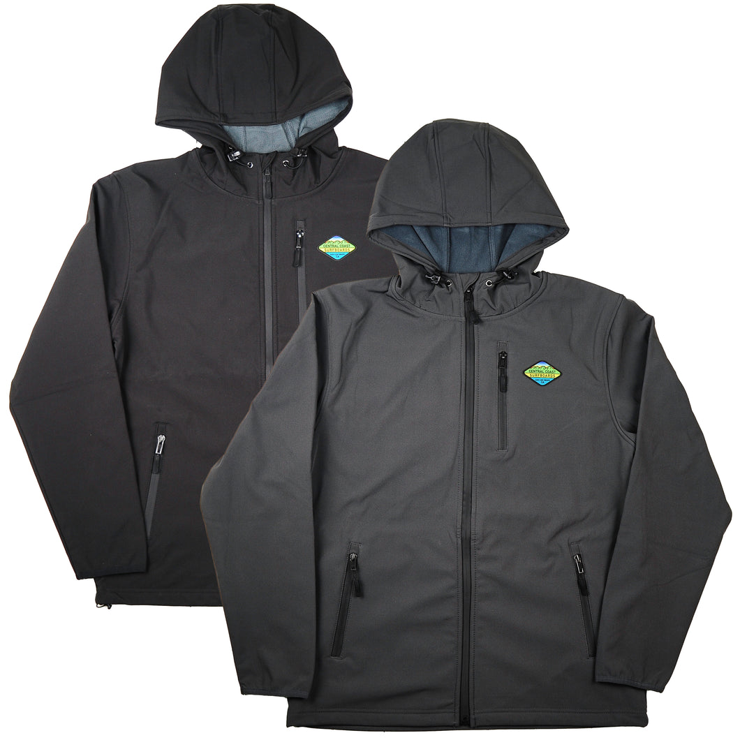 Central Coast Surfboards Jake Insulated Soft Shell Hooded Jacket