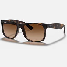 Load image into Gallery viewer, Ray-Ban Justin Classic Sunglasses Matte Havana/Brown
