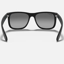 Load image into Gallery viewer, Ray-Ban Justin Classic Sunglasses Matte Black/Light Grey Polarized

