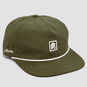 Martha Headwear Lagos Strapback Hat Green