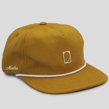Load image into Gallery viewer, Martha Headwear Lobitos Strapback Hat Gold
