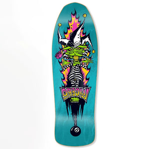 Black Label John Lucero 1 2 X U Aqua Skateboard Deck 10.0