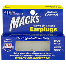 Load image into Gallery viewer, Mack&#39;s Pillow Soft Silicone Putty Ear Plugs
