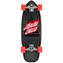 Load image into Gallery viewer, Santa Cruz Flamed Not a Dot Cut Back Carver Surf Skate Complete Skateboard 9.75
