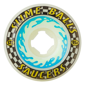 Slime Balls Saucers 95A 57mm Skateboard Wheels