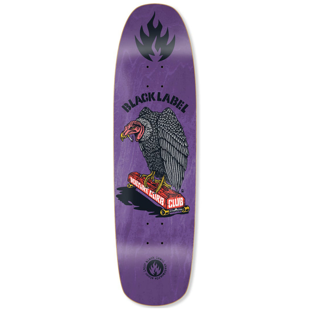 Black Label Vulture Curb Club Skateboard Deck 8.8