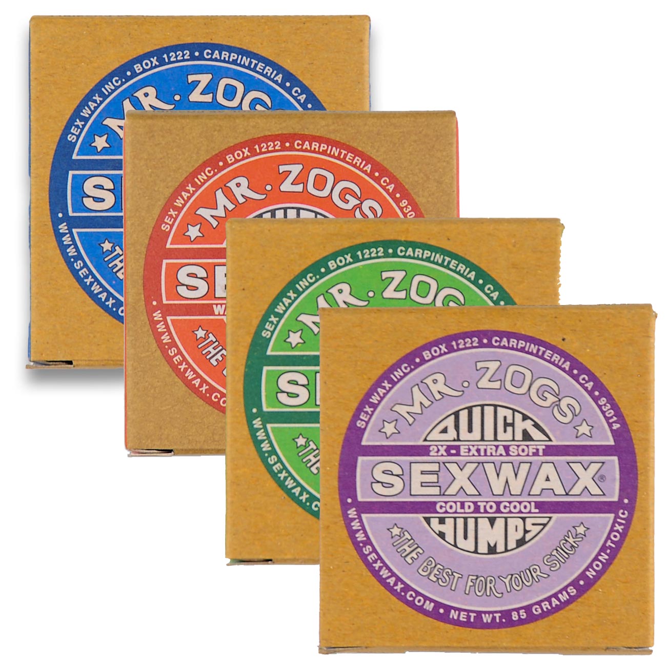Mr. Zog's Sex Wax - Quick Humps (All Temperatures) - 2 Pack